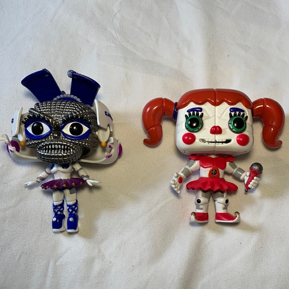 Five Nights At Freddy’s Funko Pops - Sister Location - Ballora and Baby